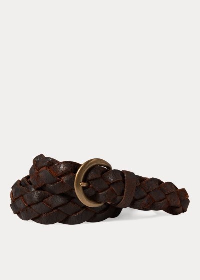 Ralph Lauren Hand-Braided Læder Bælte Herre Danmark (AHXGO2507)